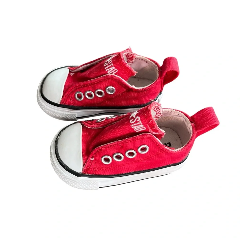 Converse‎ Kids Red Canvas Shoes infant 2.5